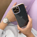 Fashion Case Case for Samsung Galaxy A12 5G Gold Frame Gel Cover Black - Cell phone cases and covers<<<HurtelXML
