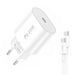 Fast charger Foneng 1x USB EU39 20W + USB Type C cable - mains chargers<<<Chargers<<<GSM Accessories<<<InnproXML