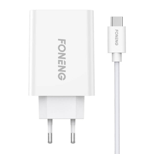 Fast charger Foneng 1x USB EU43 10.5W+ USB Type C cable - mains chargers<<<Chargers<<<GSM Accessories<<<InnproXML