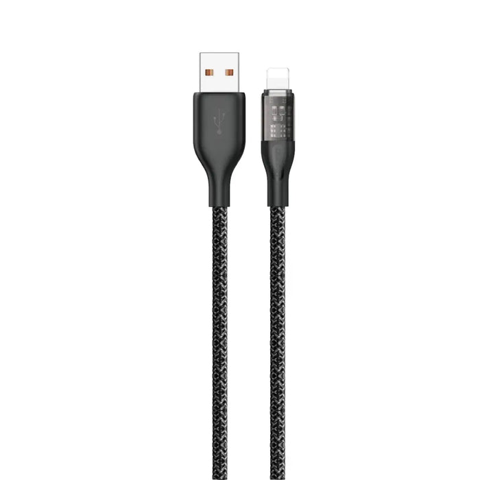 Fast charging cable 30W 1m USB - Lightning Dudao L22L - gray - Cell phone cables<<<HurtelXML