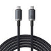 Fast Charging Cable Baseus Crystal Shine USB-C to USB-C 100W 1,5m 20Gb (black) - USB-C to USB-C<<<USB cables<<<GSM