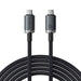 Fast Charging Cable Baseus Crystal Shine USB-C to USB-C 100W 1,5m 20Gb (black) - USB-C to USB-C<<<USB cables<<<GSM