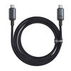 Fast Charging Cable Baseus Crystal Shine USB-C to USB-C 100W 1,5m 20Gb (black) - USB-C to USB-C<<<USB cables<<<GSM