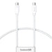 fast Charging Cable Baseus Superior 2 USB-C to USB-C 240W 1,8m (white) - USB-C to USB-C<<<USB cables<<<GSM
