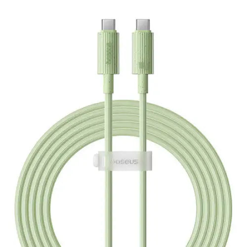 Fast Charging cable Baseus USB-C to USB-C Habitat Series 2m 100W (green) - USB-C to USB-C<<<USB cables<<<GSM