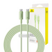 Fast Charging cable Baseus USB-C to USB-C Habitat Series 2m 100W (green) - USB-C to USB-C<<<USB cables<<<GSM