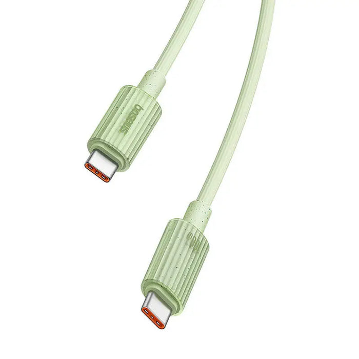 Fast Charging cable Baseus USB-C to USB-C Habitat Series 2m 100W (green) - USB-C to USB-C<<<USB cables<<<GSM