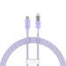 Fast Charging cable Baseus USB-C to Lightning Explorer Series 1m 20W (purple) - USB-C to Lightning<<<USB cables<<<GSM