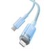 Fast Charging cable Baseus USB-C to Lightning Explorer Series 1m 20W (blue) - USB-C to Lightning<<<USB cables<<<GSM