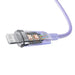 Fast Charging cable Baseus USB-C to Lightning Explorer Series 1m 20W (purple) - USB-C to Lightning<<<USB cables<<<GSM