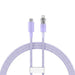 Fast Charging cable Baseus USB-C to Lightning Explorer Series 1m 20W (purple) - USB-C to Lightning<<<USB cables<<<GSM