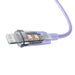 Fast Charging cable Baseus USB-C to Lightning Explorer Series 1m 20W (purple) - USB-C to Lightning<<<USB cables<<<GSM