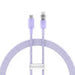 Fast Charging cable Baseus USB-C to Lightning Explorer Series 1m 20W (purple) - USB-C to Lightning<<<USB cables<<<GSM