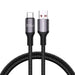 Fast Charging cable Rocoren USB-A to USB-C Retro Series 2m 100W (grey) - USB to USB-C<<<USB cables<<<GSM