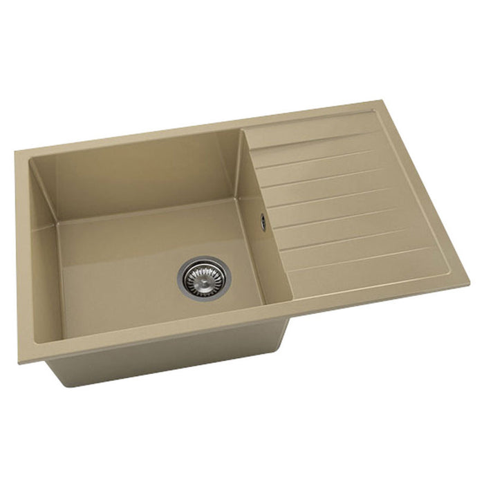 COMPOSITE KITCHEN SINK 80X49 CM. FAT 228 POLYMER MARBLE