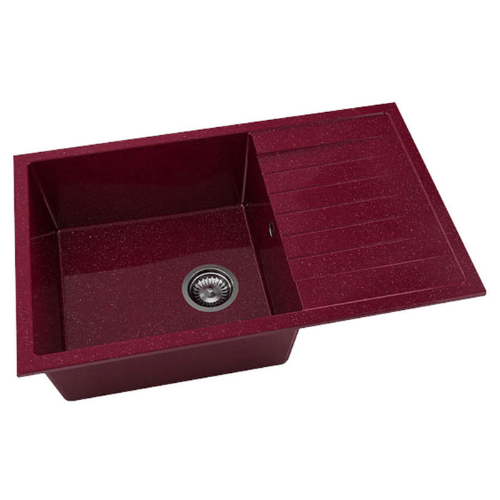 COMPOSITE KITCHEN SINK 80X49 CM. FAT 228 POLYMER MARBLE