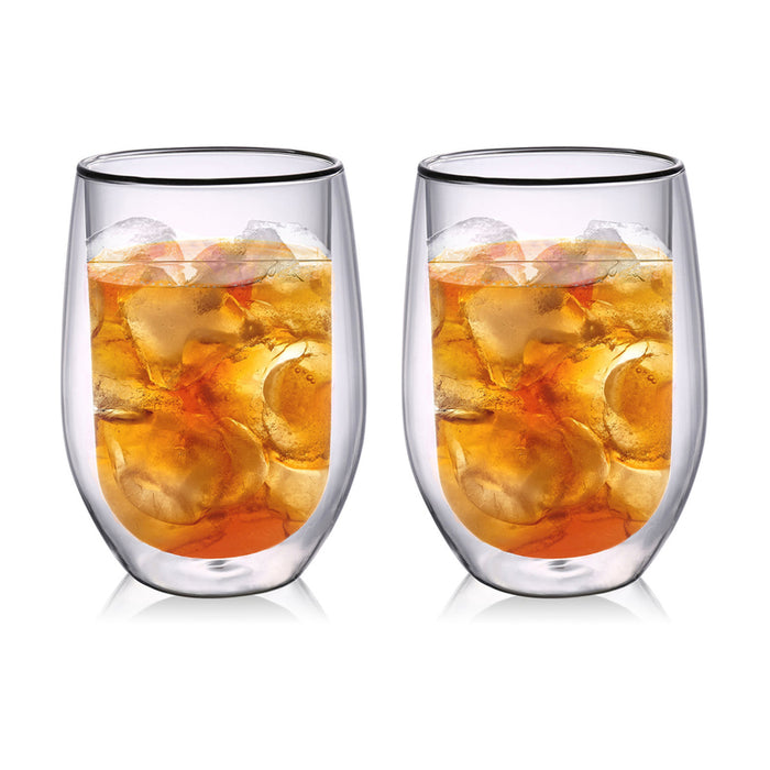 GLASS FOR HOT DRINKS 330 ML 2 PCS DOUBLE WALLED FAUBOURG LYON