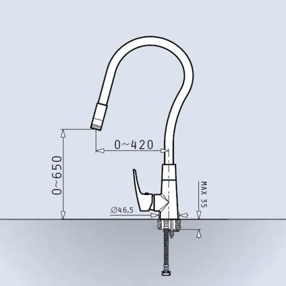 Faucet PYRAMIS Aurellia 090942201 chrome + white - Смесители за кухни<<<Смесители за вода<<<Уреди за