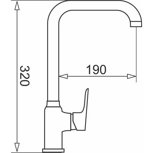 Faucet Pyramis Silvio Karbon - Kitchen tapsAGD-BAT<<<Home Appliance - ProductsAGD<<<ActionPL
