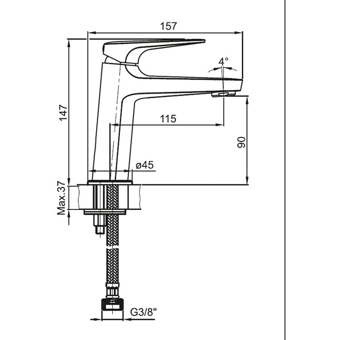 EOS-N FAYANS WQ3W15400040003 BASIN MIXER