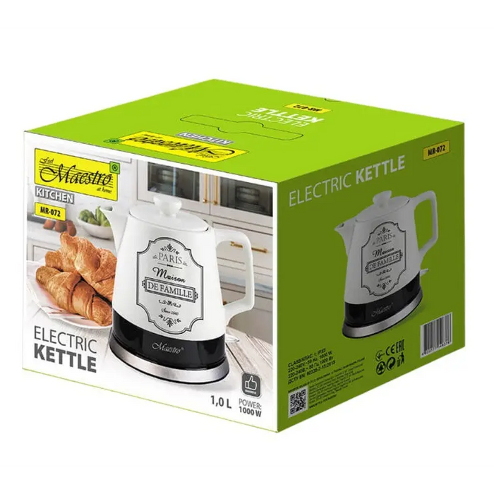 Feel-Maestro MR-072 electric kettle 1.2 L White 1200 W - Electric kettlesAGD-CZE<<<Home Appliance