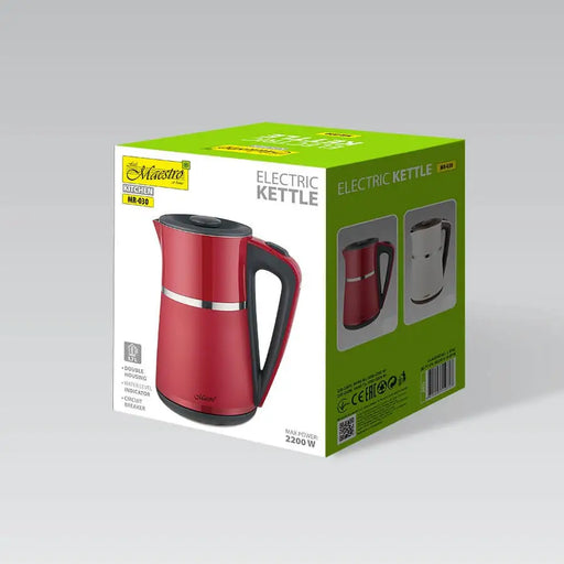 Feel-Maestro MR030 electric kettle RED - Electric kettlesAGD-CZE<<<Home Appliance - ProductsAGD<<<ActionPL