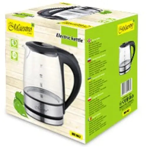 Feel-Maestro MR062 electric kettle 1.2 L Black Transparent 1630 W - Electric kettlesAGD-CZE<<<Home Appliance