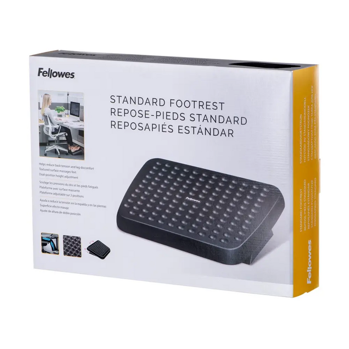 Fellowes Ergonomics footrest ergonomic office footrest black - FootrestsAEU-POD<<<Articles improvng ergonomics
