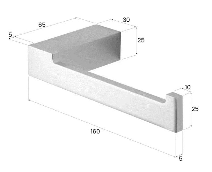 TOILET PAPER RACK SKY ALU SILVER