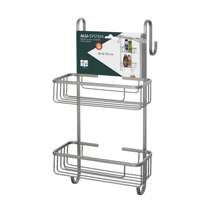 SHOWER CABIN SHELF ALU ANTRACITE