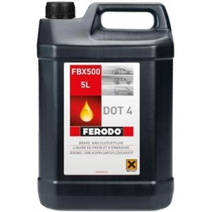 FERODO СПИРАЧНА ТЕЧНОСТ DOT4 5L FBX500A
