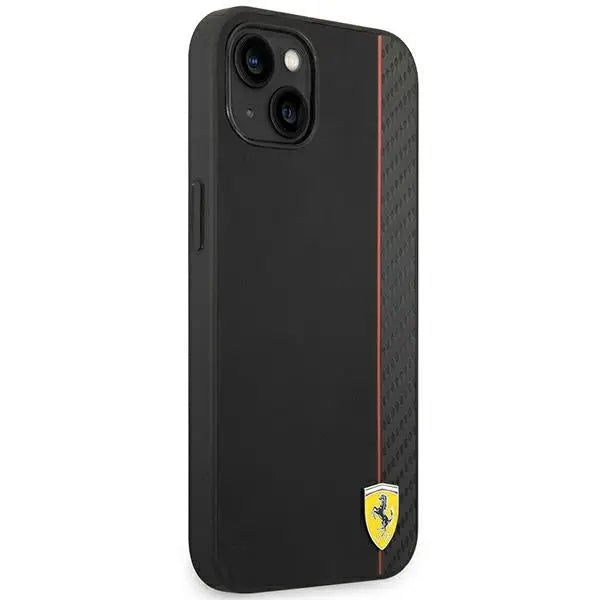 Ferrari FEHCP14MAXBK iPhone 14 Plus 6.7’’ black/black hardcase Carbon - Cell phone cases and covers<<<HurtelXML