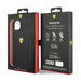 Ferrari FEHCP14MRBUK iPhone 14 Plus 6.7’’ black/black hardcase Leather Stamp Sides - Cell phone cases