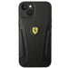Ferrari FEHCP14MRBUK iPhone 14 Plus 6.7’’ black/black hardcase Leather Stamp Sides - Cell phone cases