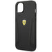 Ferrari FEHCP14MRBUK iPhone 14 Plus 6.7’’ black/black hardcase Leather Stamp Sides - Cell phone cases