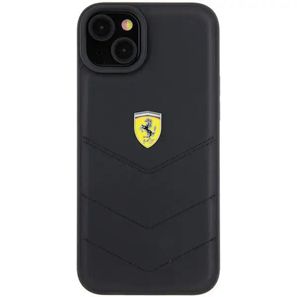 Ferrari FEHCP15MRDUK iPhone 15 Plus 6.7’’ black/black hardcase Quilted Metal Logo - Cell phone cases