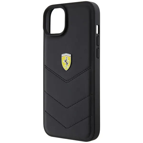 Ferrari FEHCP15MRDUK iPhone 15 Plus 6.7’’ black/black hardcase Quilted Metal Logo - Cell phone cases