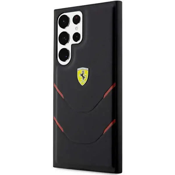 Ferrari FEHCS23LPBAK S23 Ultra S918 black/black hardcase Hot Stamp Lines - Cell phone cases and covers<<<HurtelXML