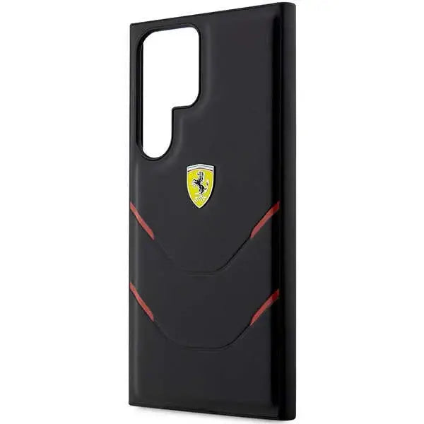 Ferrari FEHCS23LPBAK S23 Ultra S918 black/black hardcase Hot Stamp Lines - Cell phone cases and covers<<<HurtelXML