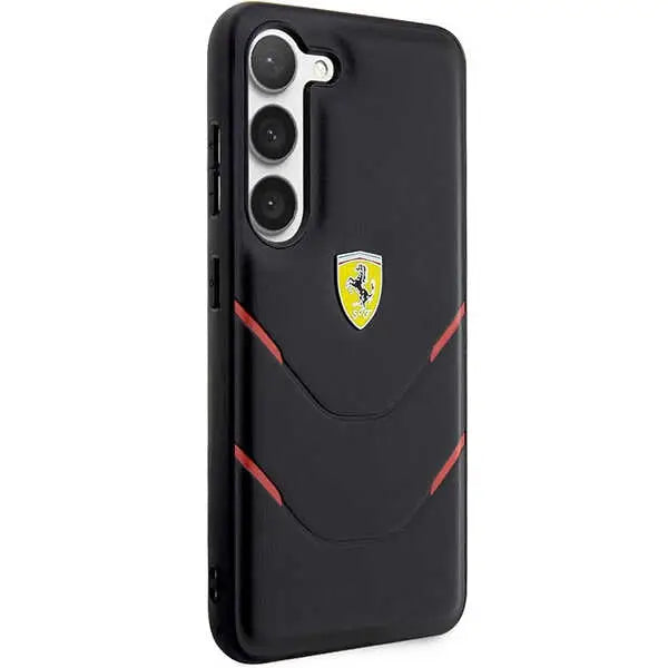 Ferrari FEHCS23MPBAK S23+ S916 black/black hardcase Hot Stamp Lines - Cell phone cases and covers<<<HurtelXML