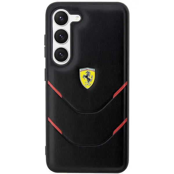 Ferrari FEHCS23MPBAK S23+ S916 black/black hardcase Hot Stamp Lines - Cell phone cases and covers<<<HurtelXML