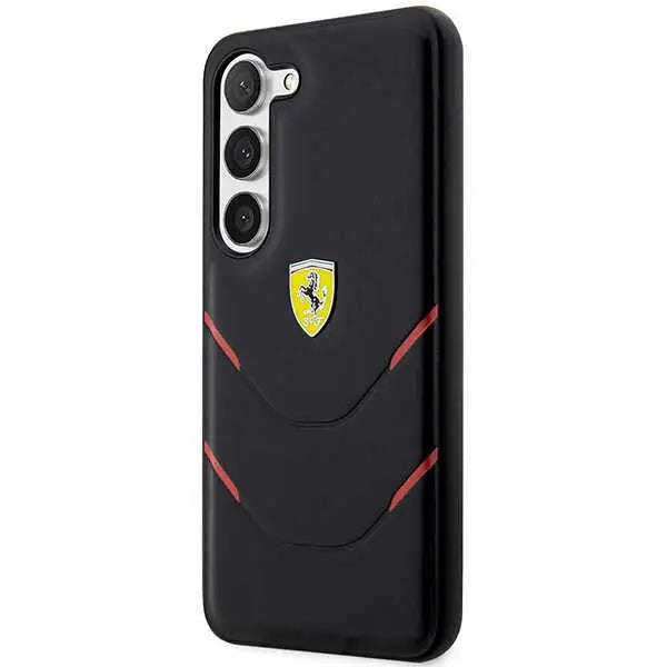 Ferrari FEHCS23MPBAK S23+ S916 black/black hardcase Hot Stamp Lines - Cell phone cases and covers<<<HurtelXML