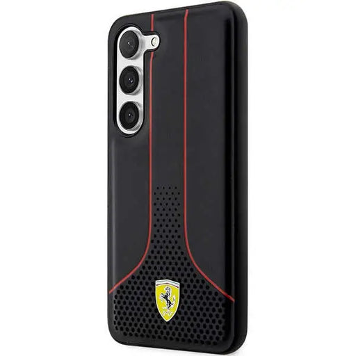 Ferrari FEHCS23MPCSK S23+ S916 black/black hardcase Perforated 296 P - Cell phone cases and covers<<<HurtelXML