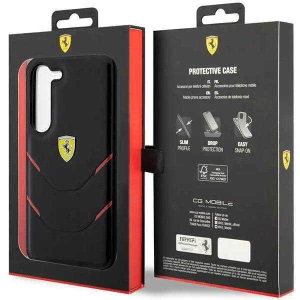 Ferrari FEHCS23SPBAK S23 S911 black/black hardcase Hot Stamp Lines - Cell phone cases and covers<<<HurtelXML