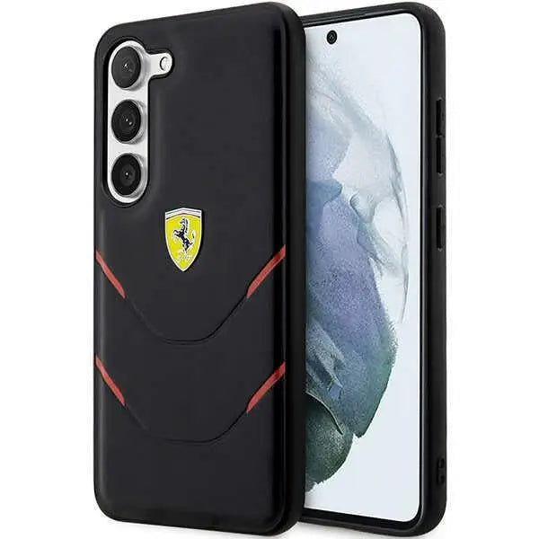 Ferrari FEHCS23SPBAK S23 S911 black/black hardcase Hot Stamp Lines - Cell phone cases and covers<<<HurtelXML