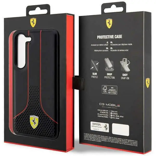 Ferrari FEHCS23SPCSK S23 S911 black/black hardcase Perforated 296 P - Cell phone cases and covers<<<HurtelXML