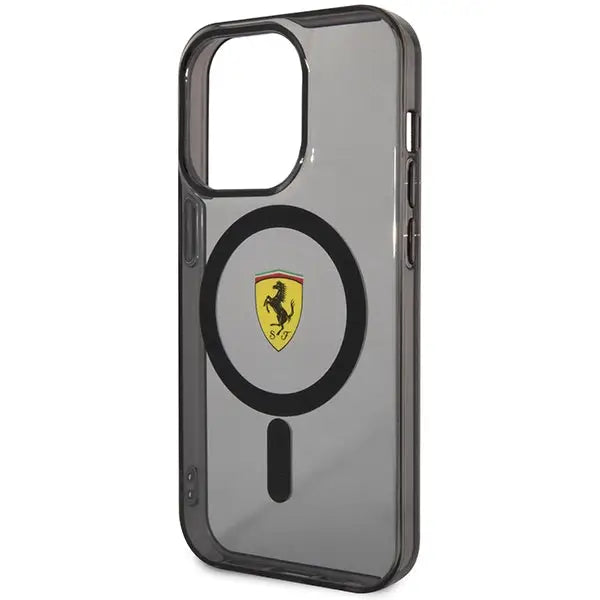 Ferrari FEHMP14XURKK iPhone 14 Pro Max 6.7’’ black/black hardcase Translucent Magsafe - Cell phone cases