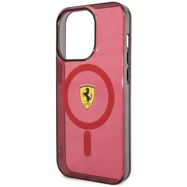 Ferrari FEHMP14XURKR iPhone 14 Pro Max 6.7’’ red/red hardcase Translucent Magsafe - Cell phone cases