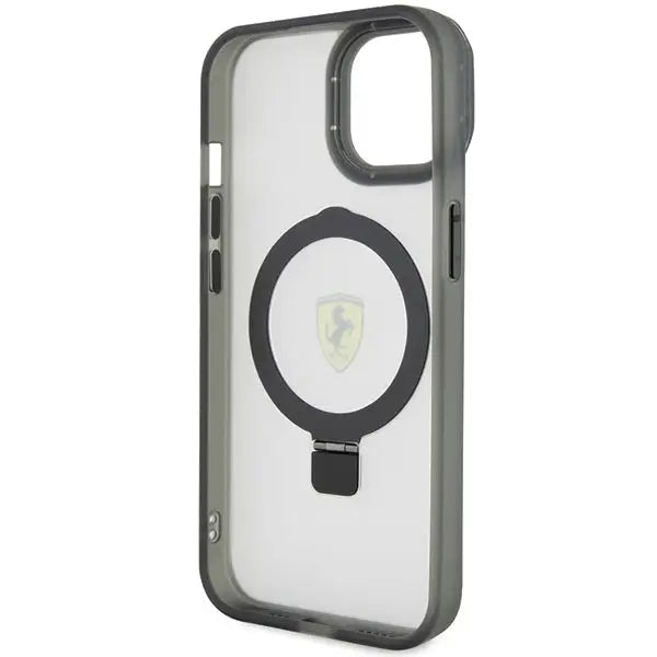 Ferrari FEHMP15SUSCAH iPhone 15 6.1’’ transparent hardcase Ring Stand 2023 Collection MagSafe - Cell phone cases