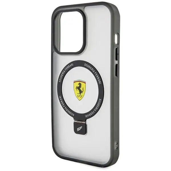 Ferrari FEHMP15XUSCAH iPhone 15 Pro Max 6.7’’ transparent hardcase Ring Stand 2023 Collection MagSafe - Cell phone